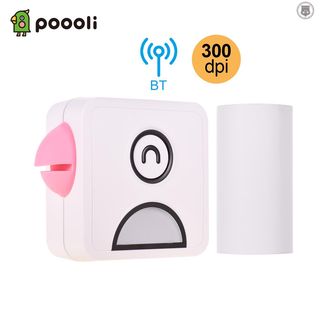 Máy In Nhiệt Không Dây Bỏ Túi 58mm 300dpi Kèm 1 Cuộn Giấy In Tiện Dụng | BigBuy360 - bigbuy360.vn