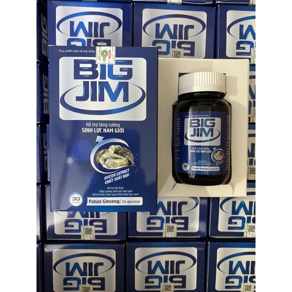 Viên bổ thận Hàu biển BIG JIM - tinh chất hàu biển tươi - bổ thận nam giúp bổ thận, tăng cường chức năng sinh lý nam