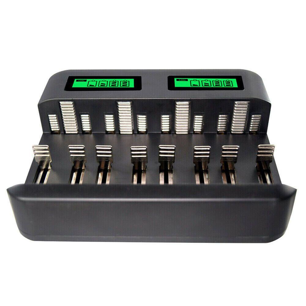 Bộ Sạc Pin Thông Minh 8 Ngăn Cho Pin AA AAA C D