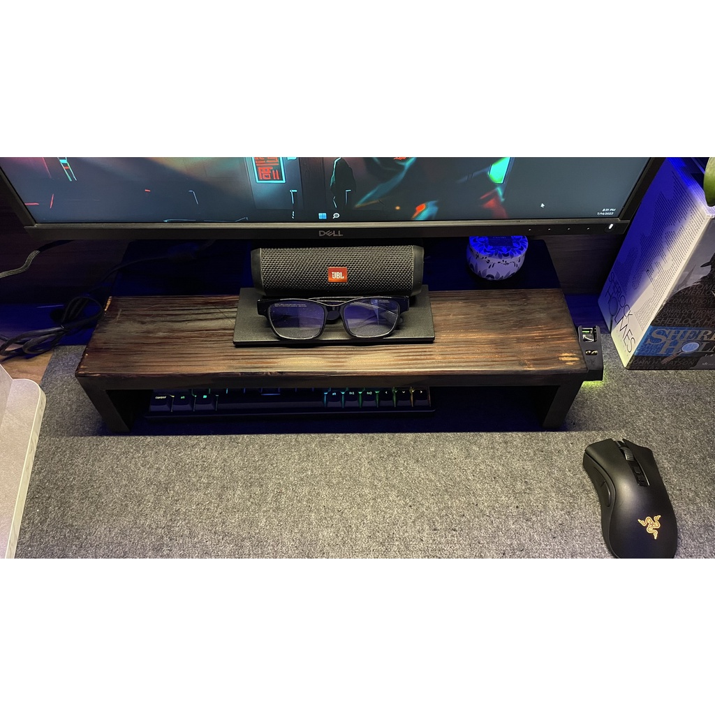 Kệ gỗ đa năng cho laptop, pc, laptop gaming thông minh giá xưởng by Zoopc
