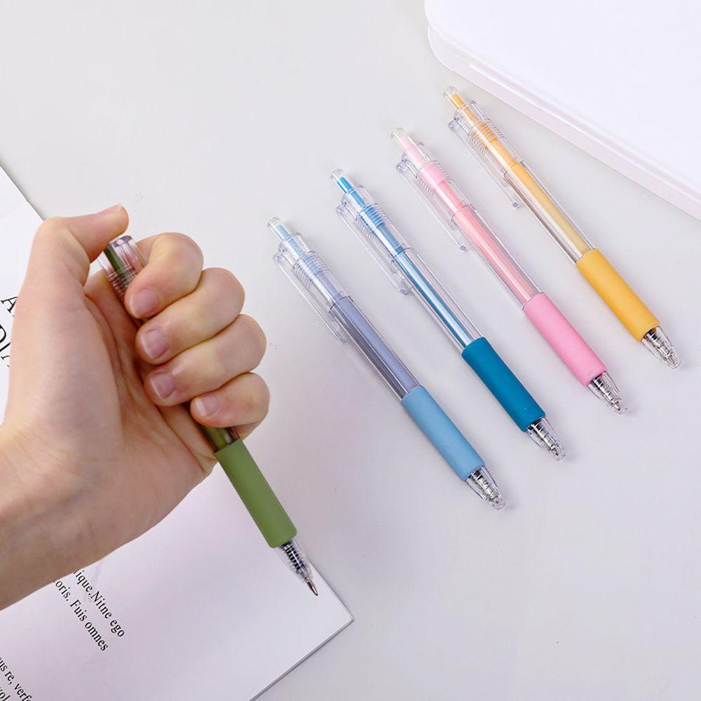 Bút Mực Gel Dạng Nhấn Mực Đen Có Thể Thu Gọn Cho Học Sinh / Văn Phòng