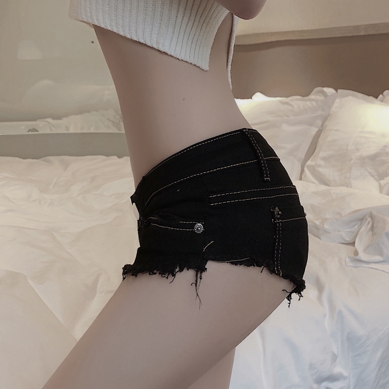 DUNEA COD Quần đùi jean quyến rũ kiểu hàn quốc quyến rũ cá tính