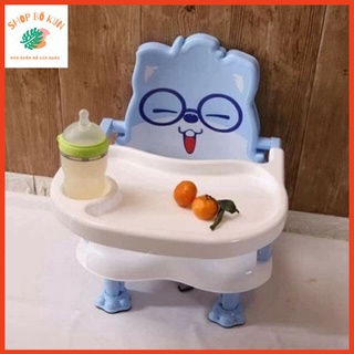 Ghế ăn dặm cho bé , ghế ăn dặm hình thú gấp gọn, điều chỉnh cao thấo và dộ rộng lòng ghế.