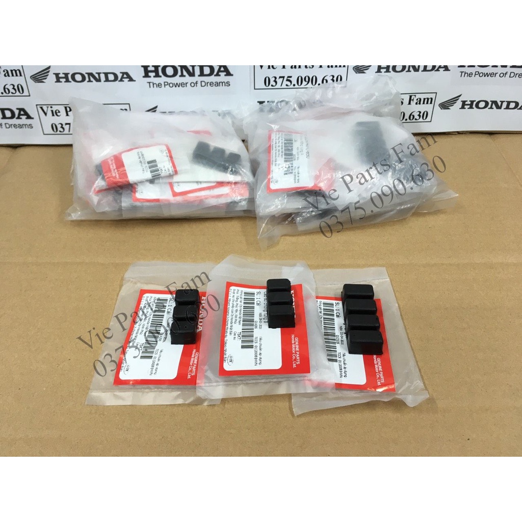 Bộ cao su chống rung thành xylanh Honda Wave ZX, Dream, Future 1, Wave nhỏ 2 bóng  chính hãng Honda Motor