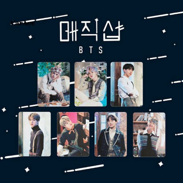 Card BTS Muster Bangtan Magic Shop thẻ hình BTS RM Jin Suga J-Hope Jimin V Jungkook