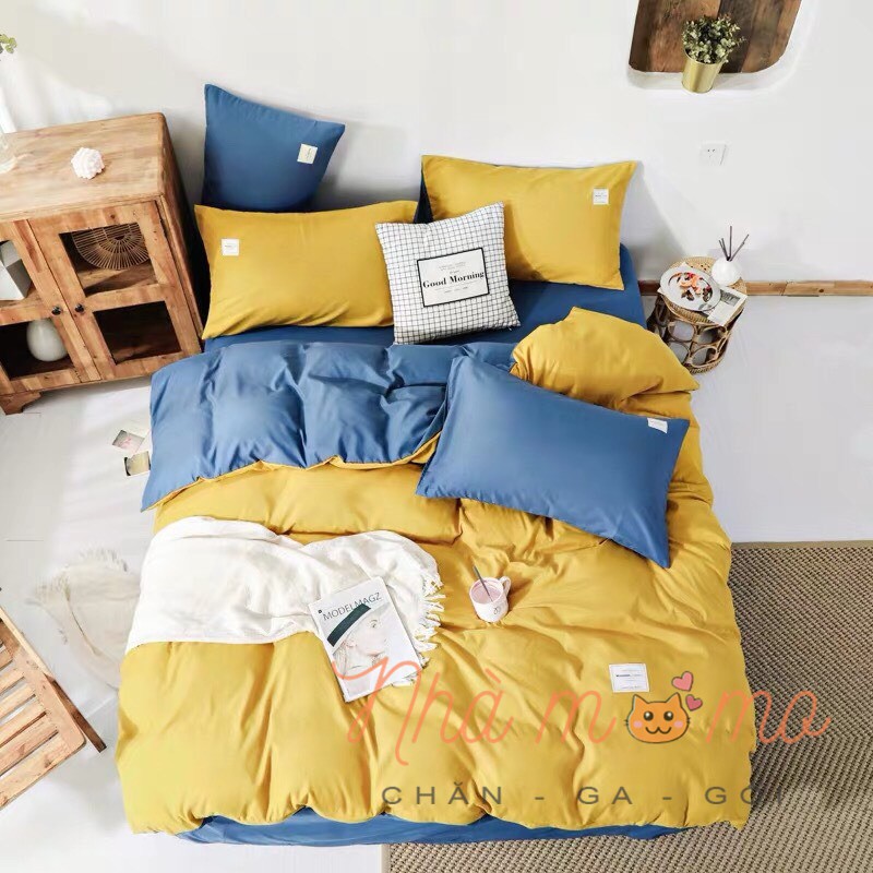 [COTTON TICI - NỆM CAO DƯỚI 23CM] Bộ Chăn Ga gối Cotton Tici Siêu Mịn Mát HOT TREND 2020 - Nha_momo (CHAT CHỌN MẪU) | BigBuy360 - bigbuy360.vn