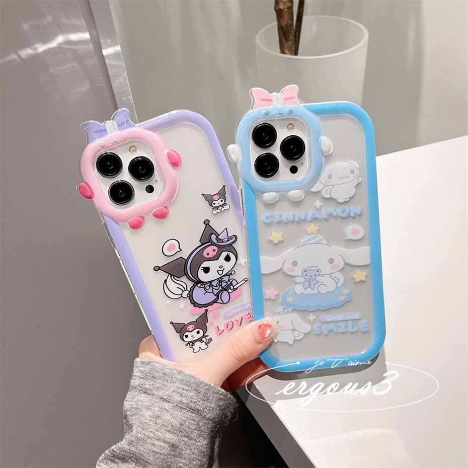 Ốp Điện Thoại Mềm In Hình Cinnamoroll Kuromi Cho iPhone 14 13 12 11 Pro Max SE2020 X XR Xs Max 7 8 6 6s Plus