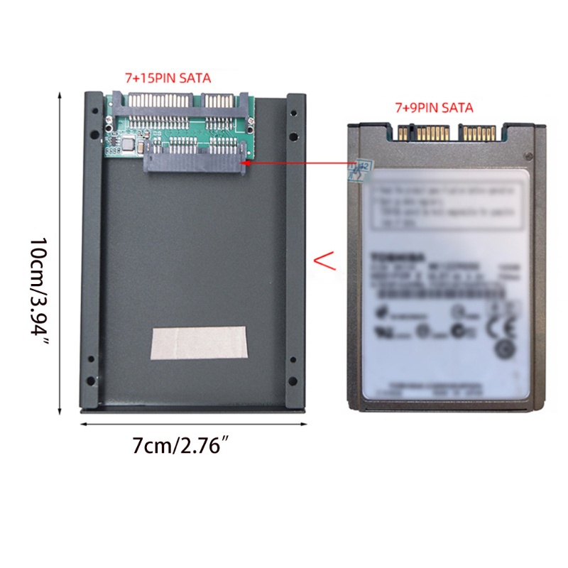 Bộ Chuyển Đổi Ổ Cứng SSD 1.8 &quot;Micro 16 Pin (7 + 9Pin 7 + 7 + 2 Pin) Sang 2.5&quot; 22Pin (7 + 15 Pin) SSD