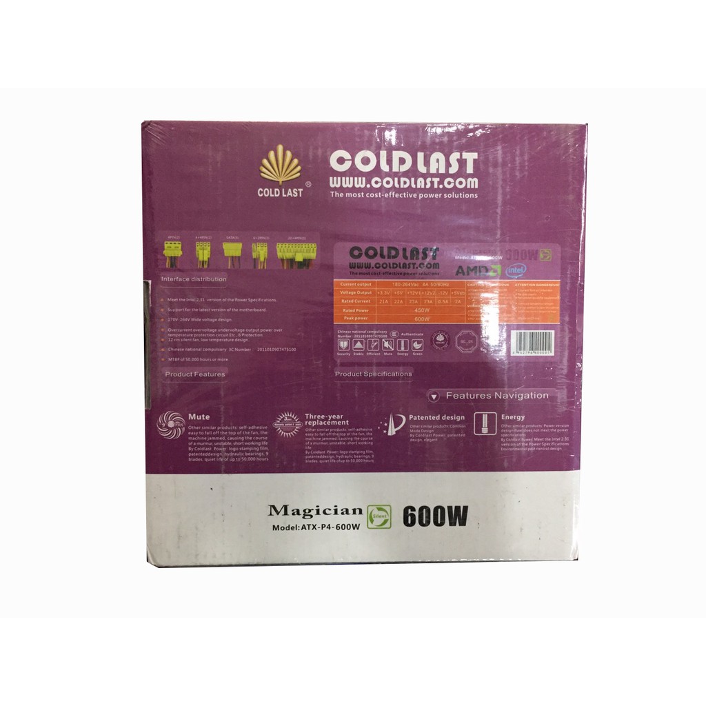Nguồn 600W COLDLAST
