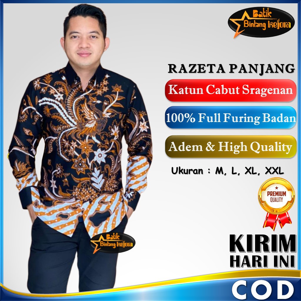 Áo Sơ Mi Dài Tay Họa Tiết Batik Cá Tính Dành Cho Nam