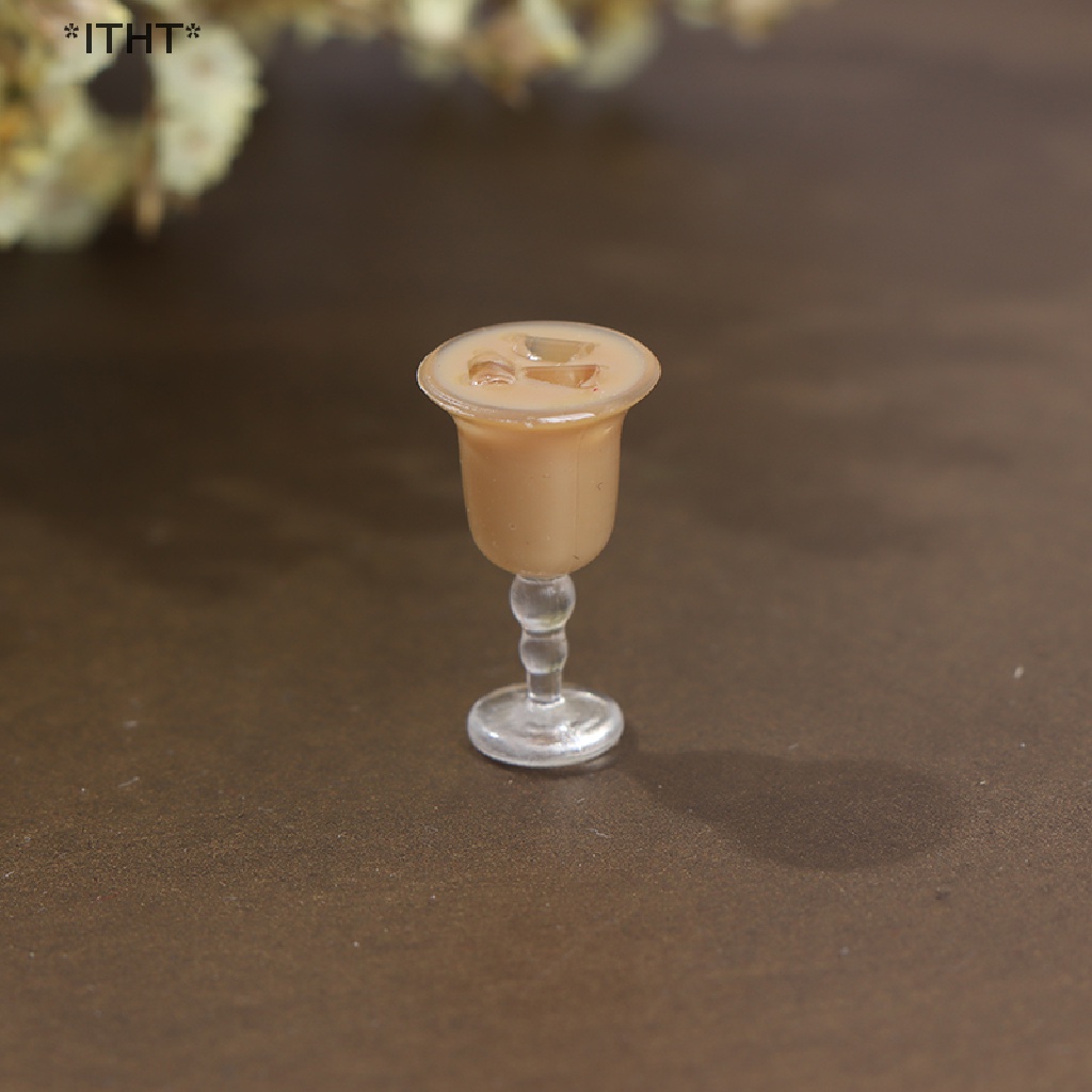 1 Bộ Mô Hình Chai Rượu Vang Baileys Thu Nhỏ Bằng Nhựa Resin Trang Trí Nhà Búp Bê
