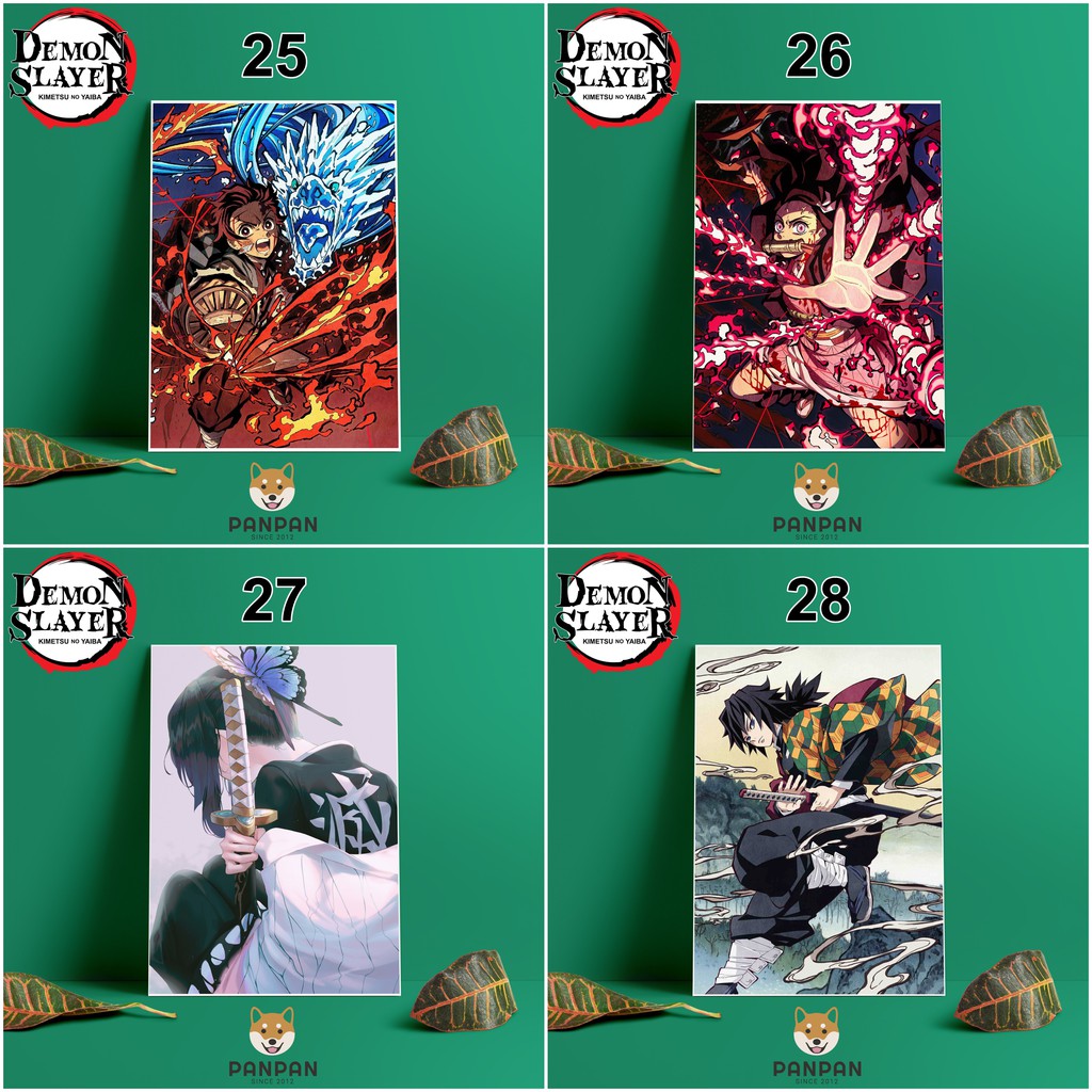 Postcard Cao Cấp - Poster Kimetsu no Yaiba (2)