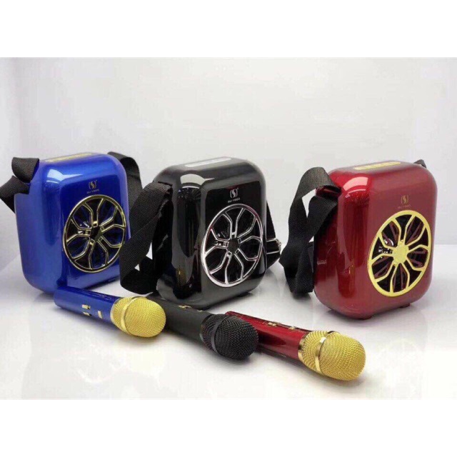 LOA bluetooth tặng 1 mic karaoke trợ giảng siêu hay