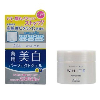 Kem dưỡng trắng da KOSE Moisture Mild White Perfect Gel 6in1 (100g)