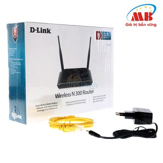 Bộ phát Wifi chuẩn N DLink DIR-612 300Mbps - Hàng chính hãng