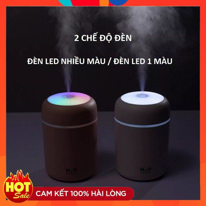 Máy tạo ẩm mini 🚛FREESHIP❣️khuyếch tán tinh dầu có đèn LED nhỏ xinh