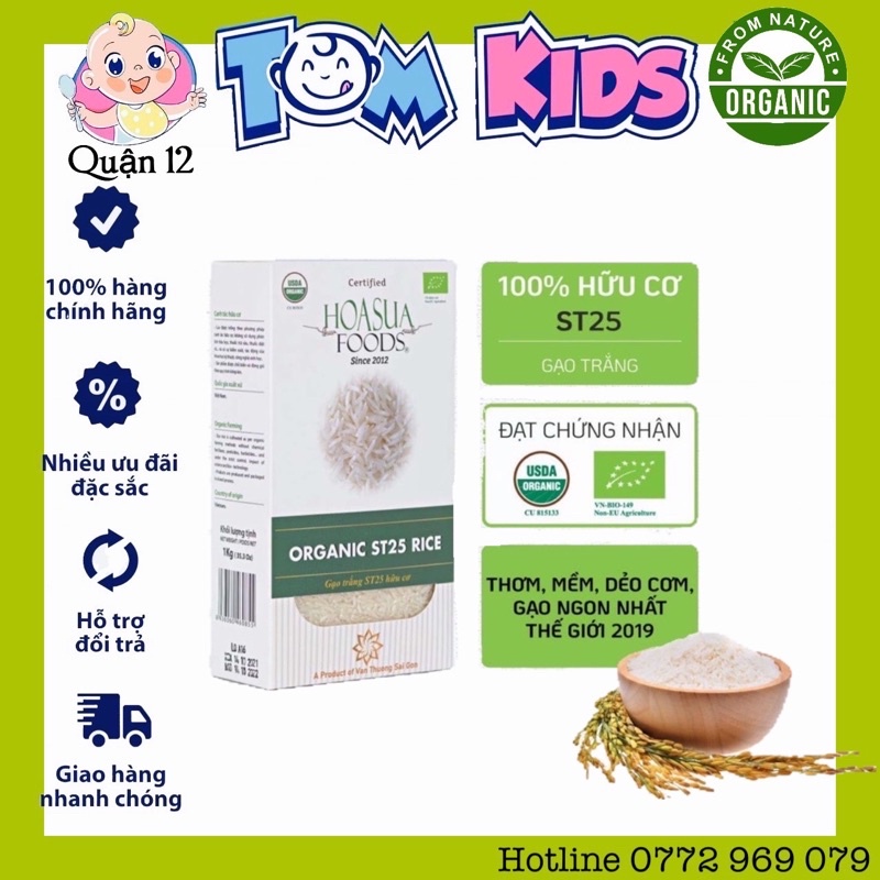 [Chính Hãng]Gạo Hoa Sữa Thơm Ngon Hộp 1KG Date 3/2023