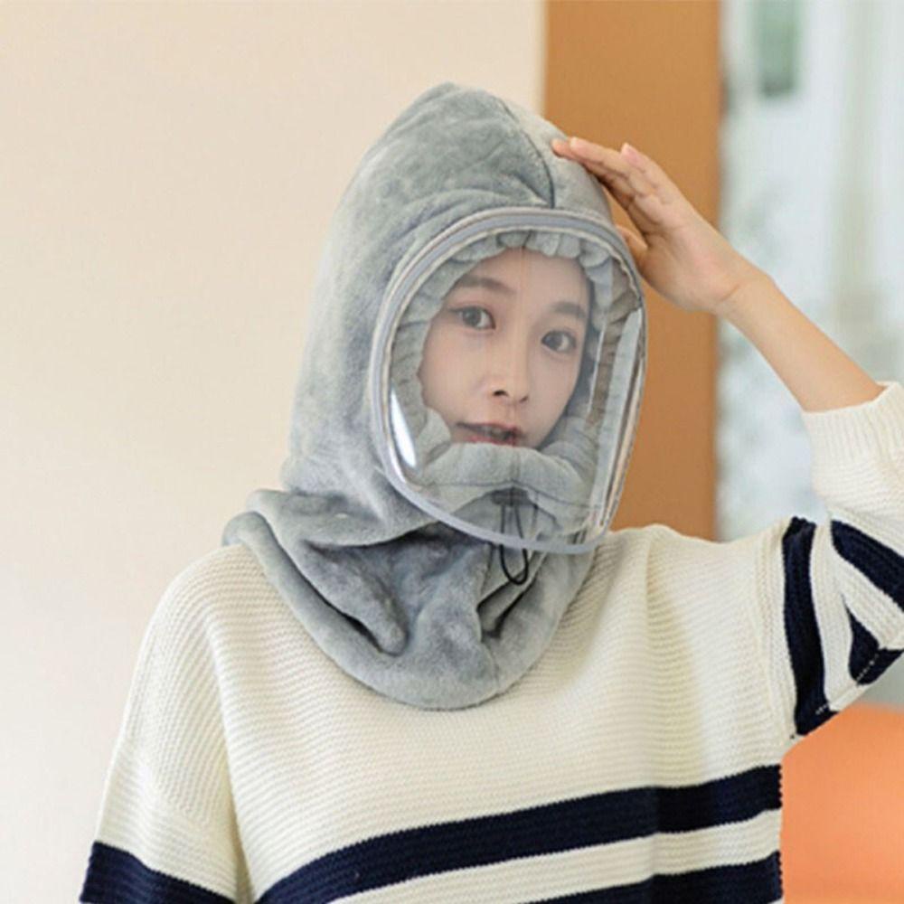 Mũ Trùm Đầu Che Nắng Chống Bụi Bằng Nylon Lấp Lánh Có Thể Tháo Rời Cho Nữ