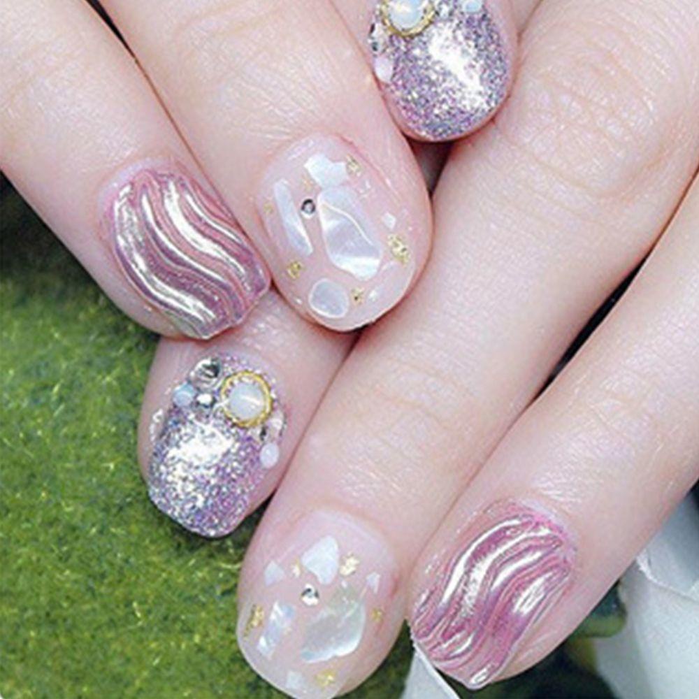 OCEANMAP Phụ Kiện Trang Trí Móng Tay 3D Hình Vỏ Sò Độc Đáo