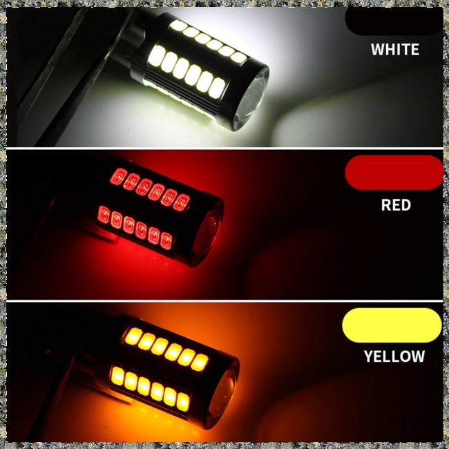 Bóng đèn LED 1157 2 chân Chip 5630 Dạng Cầu Lồi Siêu Sáng Với 33 SMD Cho Đèn Hậu, Đèn Lùi, Xi Nhan, Báo Rẽ Ô Tô, Xe Máy