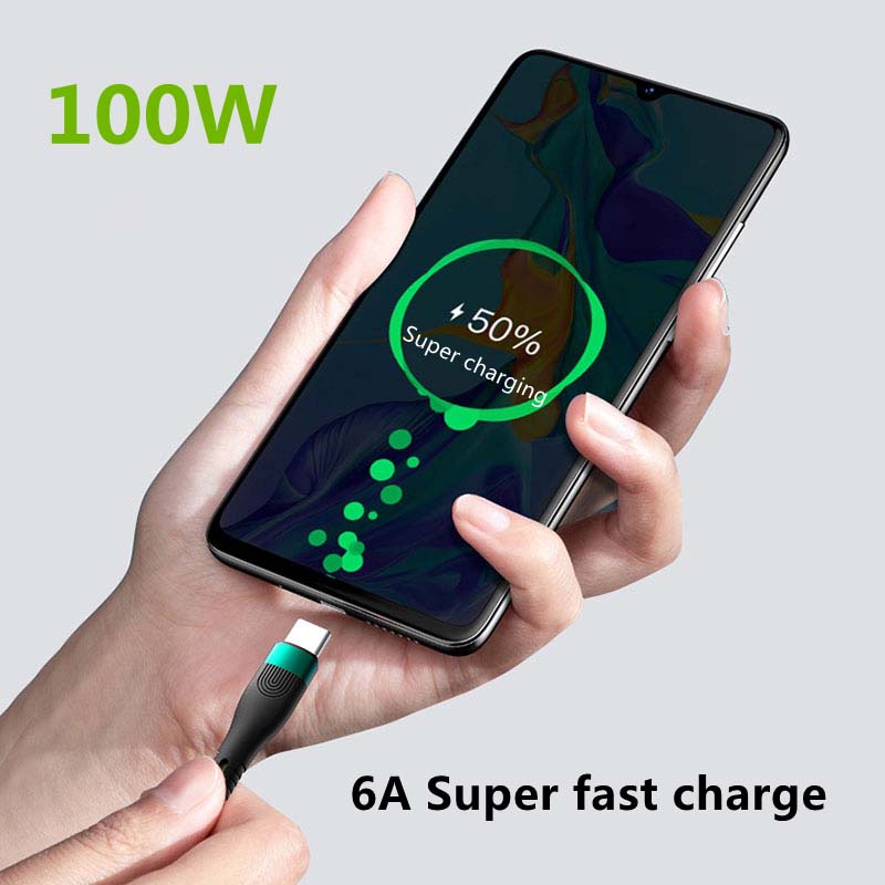 Dây cáp sạc truyền dữ liệu TWITCH Usb Type-C 3 trong 1 100W 6A 1.2m