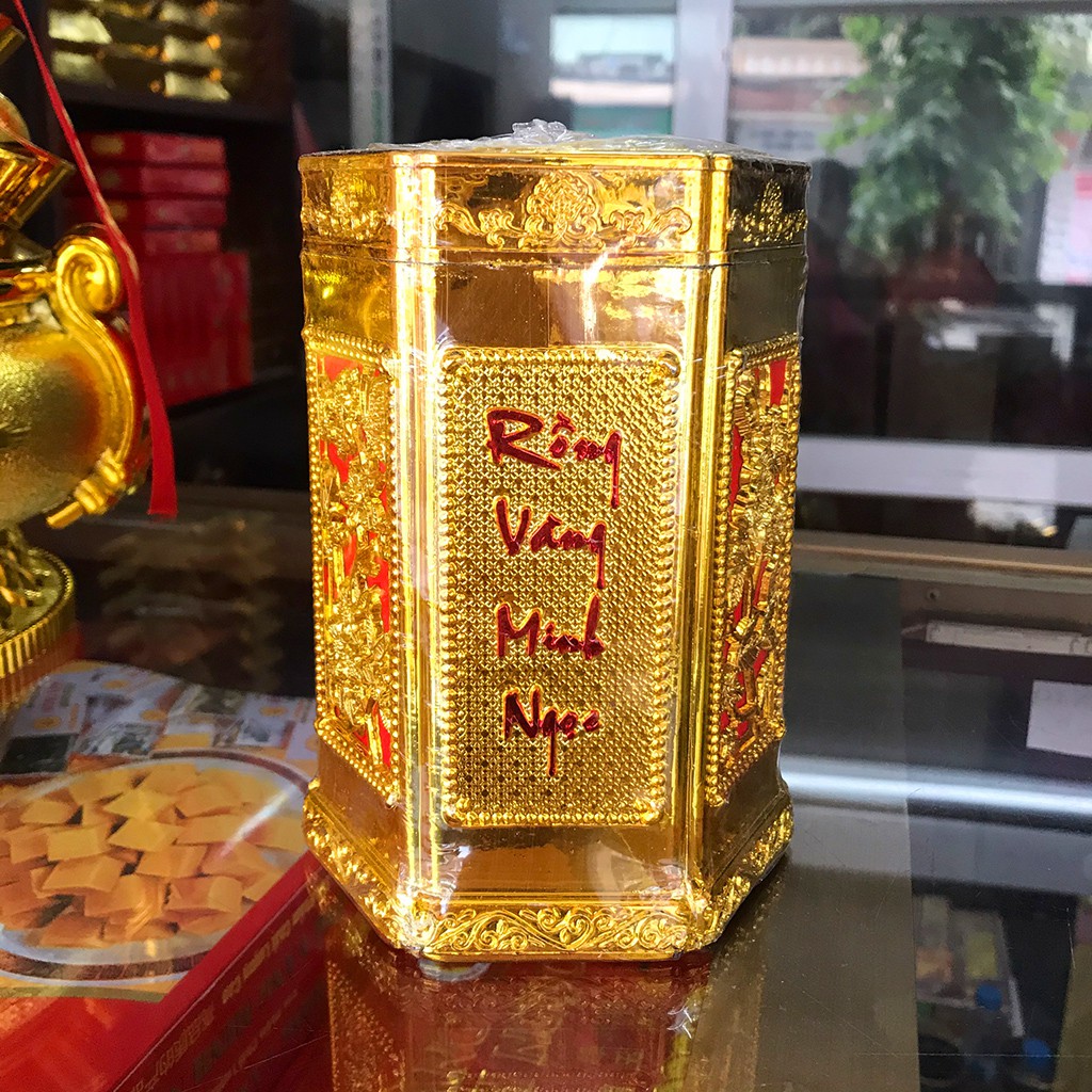 Bánh đậu xanh rồng vàng Minh Ngọc lục lăng 120g - Đặc sản Hải Dương