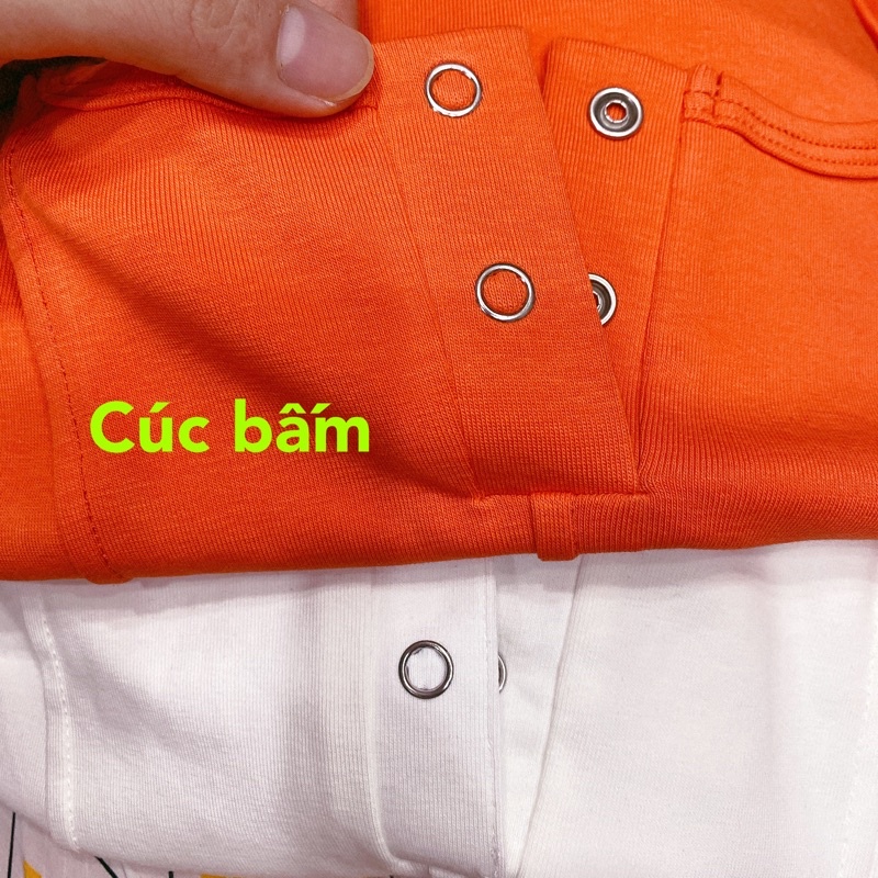 [Mã 11FASHIONSALE1 giảm 10K đơn 50K] Áo thun body vạt bầu tay dài phối cúc | BigBuy360 - bigbuy360.vn