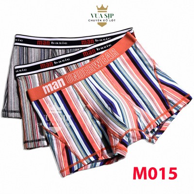 ĐỘC QUYỀN QUẦN BOXER NAM KẺ SỌC HOA VĂN LẠ M015