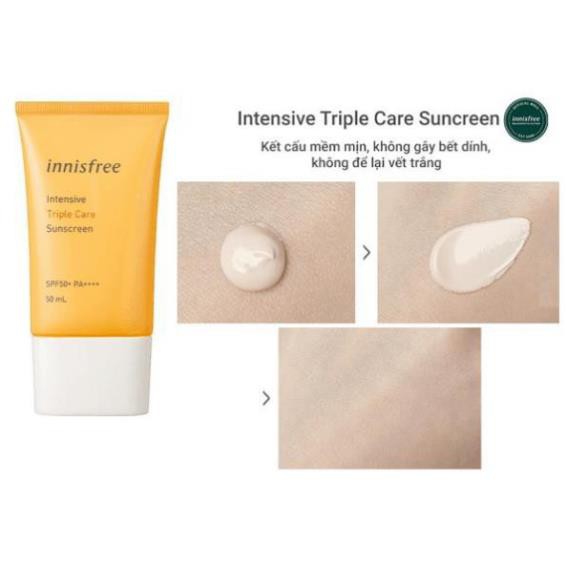 Kem chống nắng cho da dầu Innisfree Intensive Sunscreen - Kem chống nắng kiềm dầu, cho da dầu mụn nhạy cảm