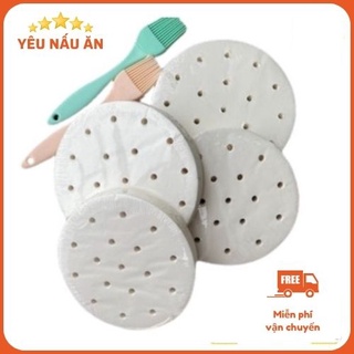 Giấy lót nồi chiên không dầu cắt sẵn loại tròn size 16,20cm