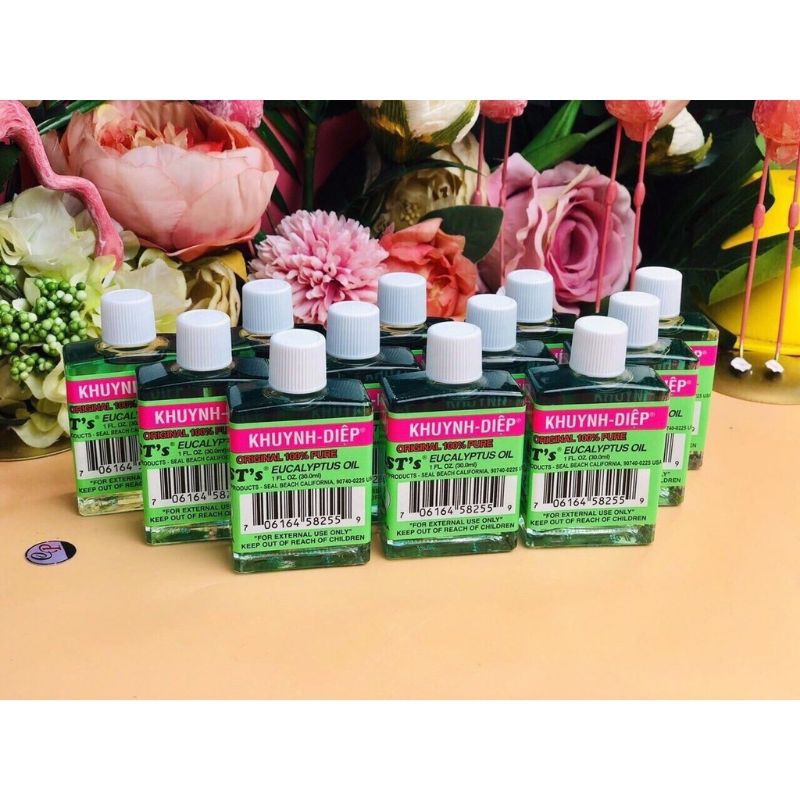 Dầu khuynh diệp Mỹ được tinh chết từ Tea Tree Oil & Khuynh Diệp.
