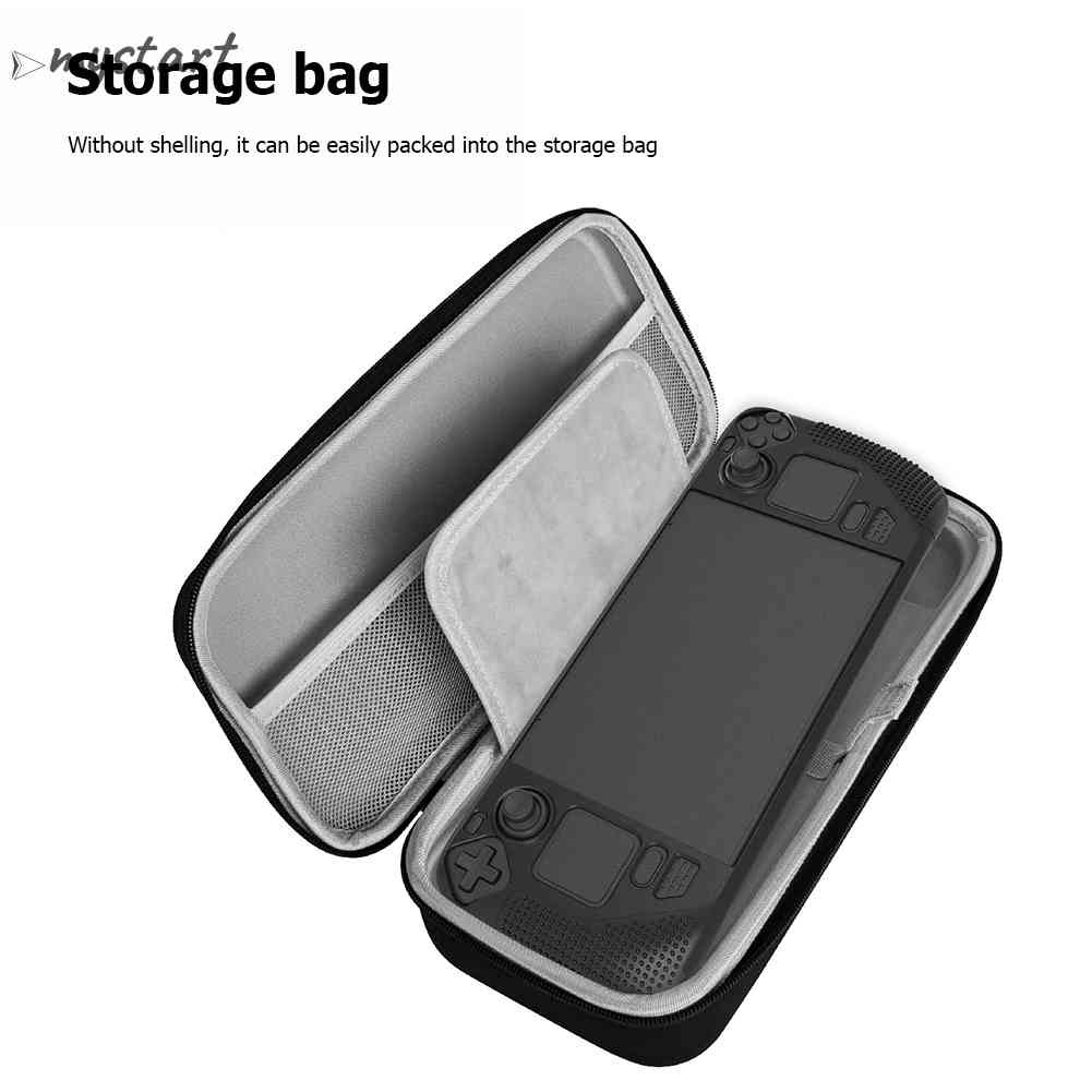 Tay Cầm Điều Khiển Chơi Game Bằng Silicone Với Túi Đựng Cho Steam Deck