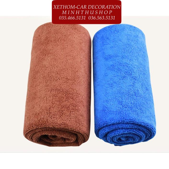 Khăn Lau Xe Đa Năng Chuyên Dụng Các Loại Đủ Kích Cỡ - Sợi Microfiber Siêu Bền, Siêu Thấm Nước, Ko Rụng Lông