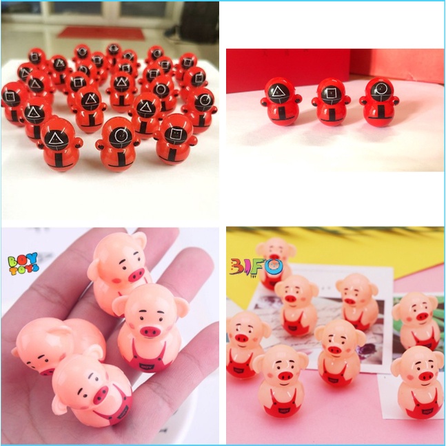 [FREESHIP] LẬT ĐẬT MINI SQUID GAME - SET 3 HEO PIGGY