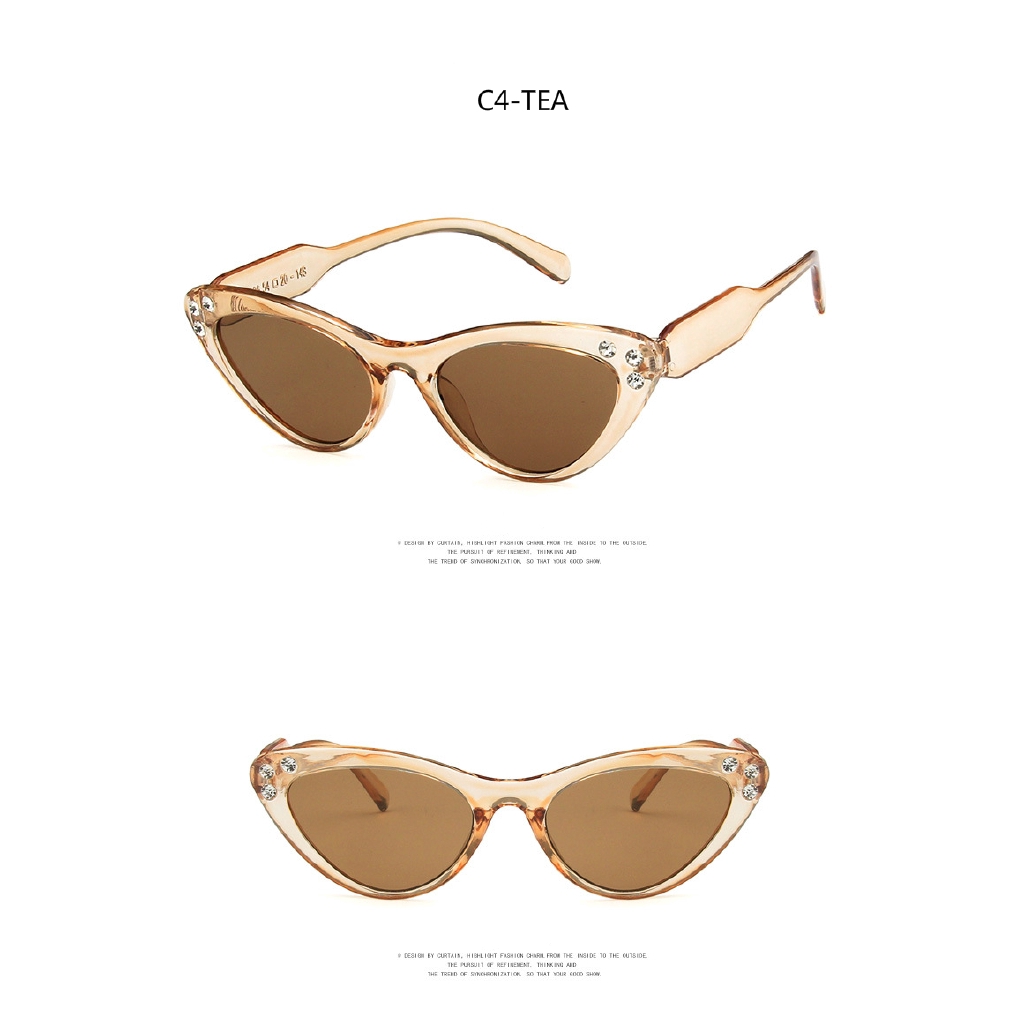 Kính Mát Mắt Mèo Phong Cách Âu Mỹ