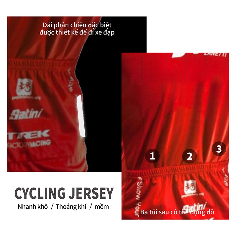 Bộ Quần Áo Đạp Xe Ngắn Tay Thời Trang Mùa Hè Cho Nam