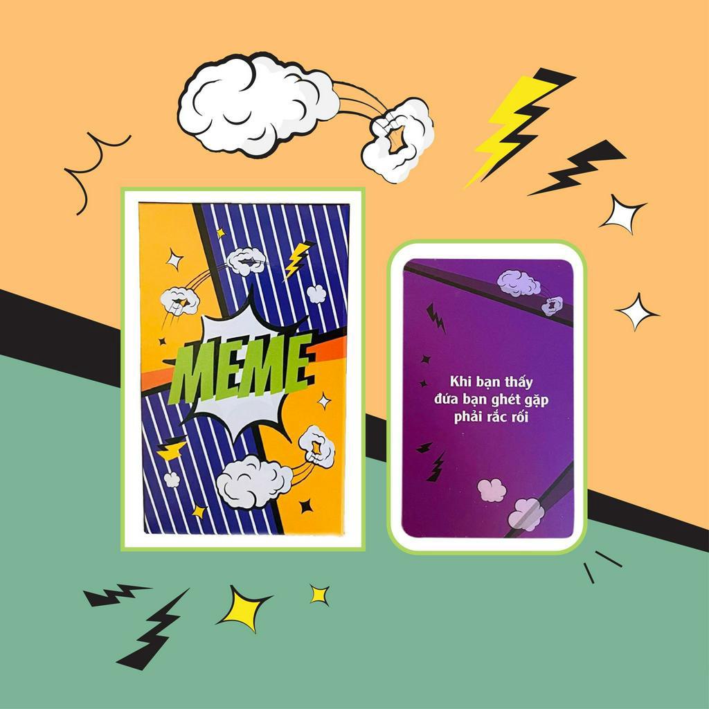 Bộ Bài Meme 50 Lá Chơi Vui Quên Lối Về, Boardgame Meme Hài Hước Tốt Nhất Thị Trường