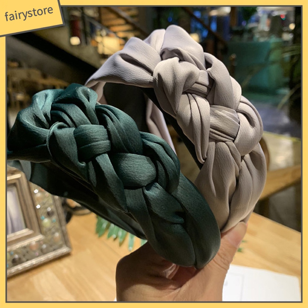 Băng Đô Cài Tóc Hoạ Tiết Thắt Nút Cho Nữ