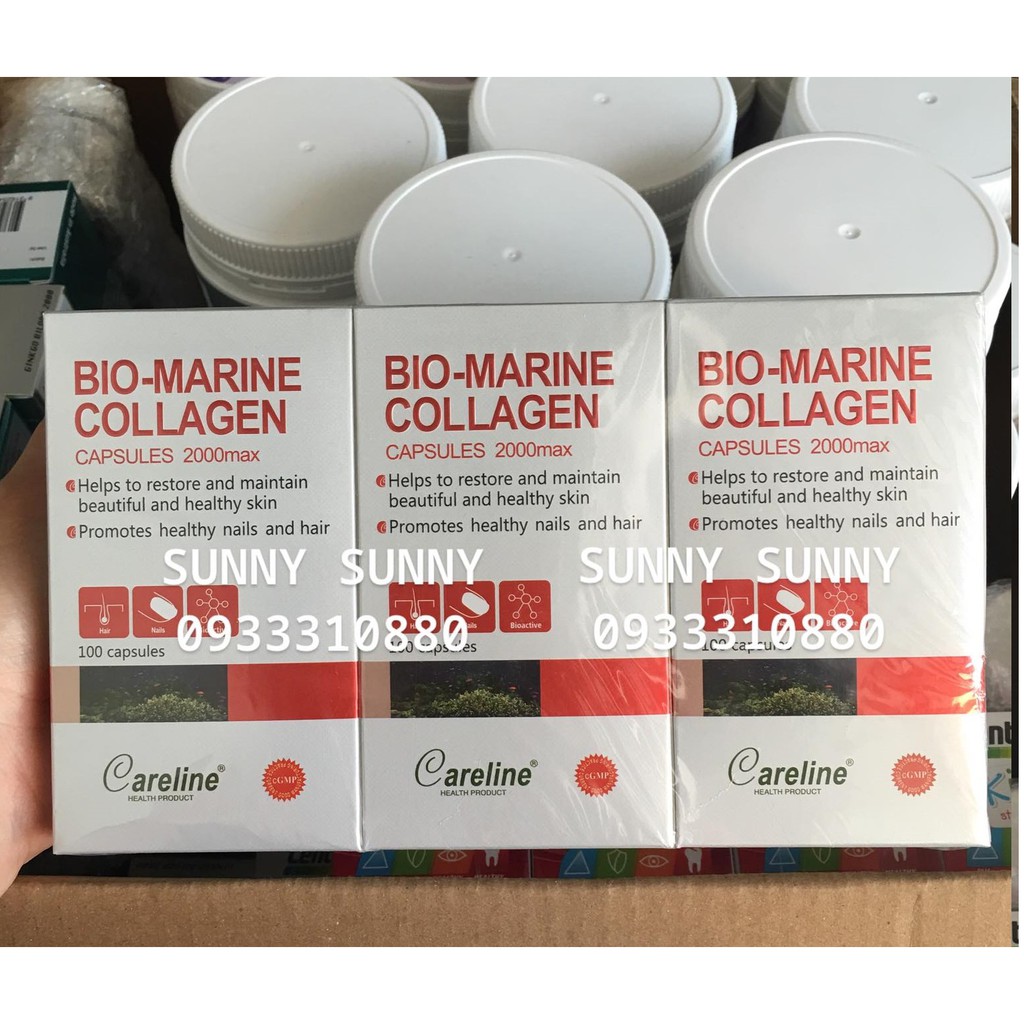 Viên uống Bio marine collagen Careline 100 viên.