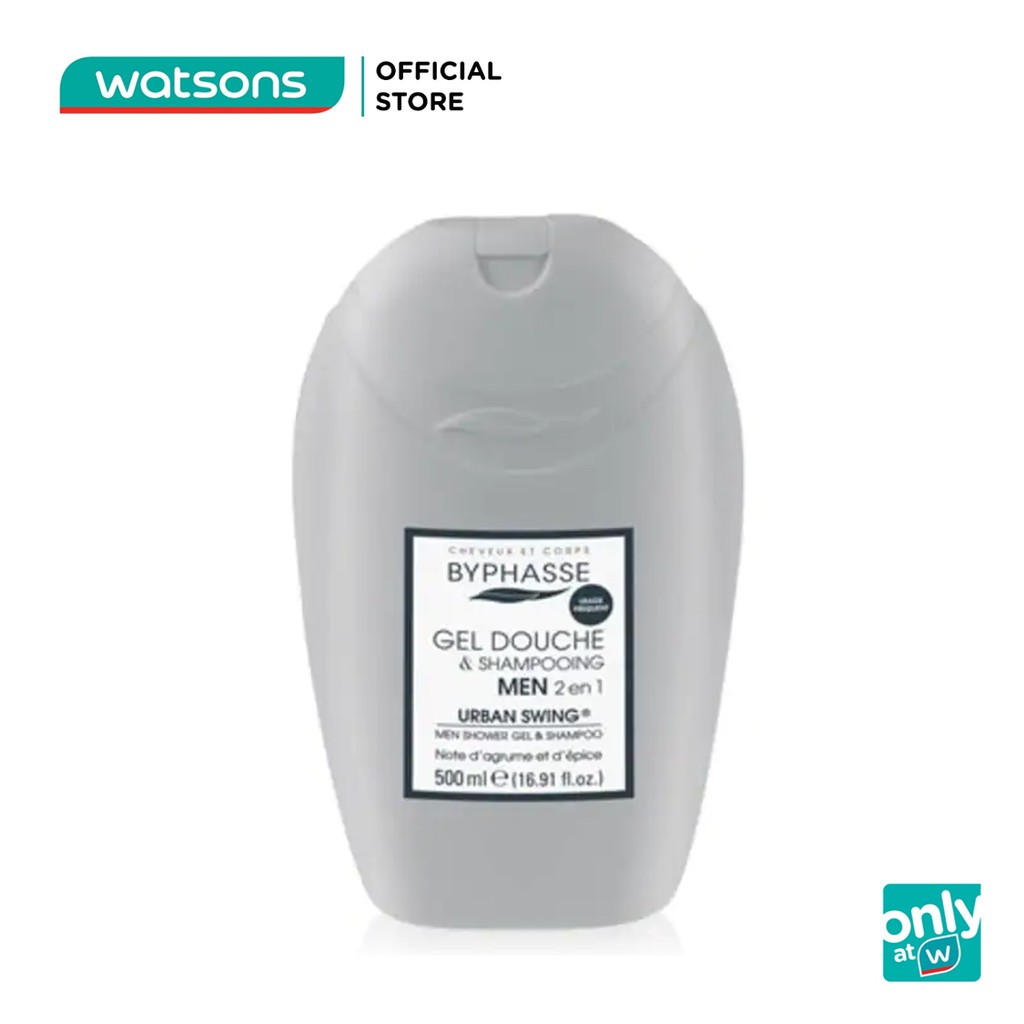 Gel Tắm Cho Nam Byphasse Urban Swing 2in1 500ml