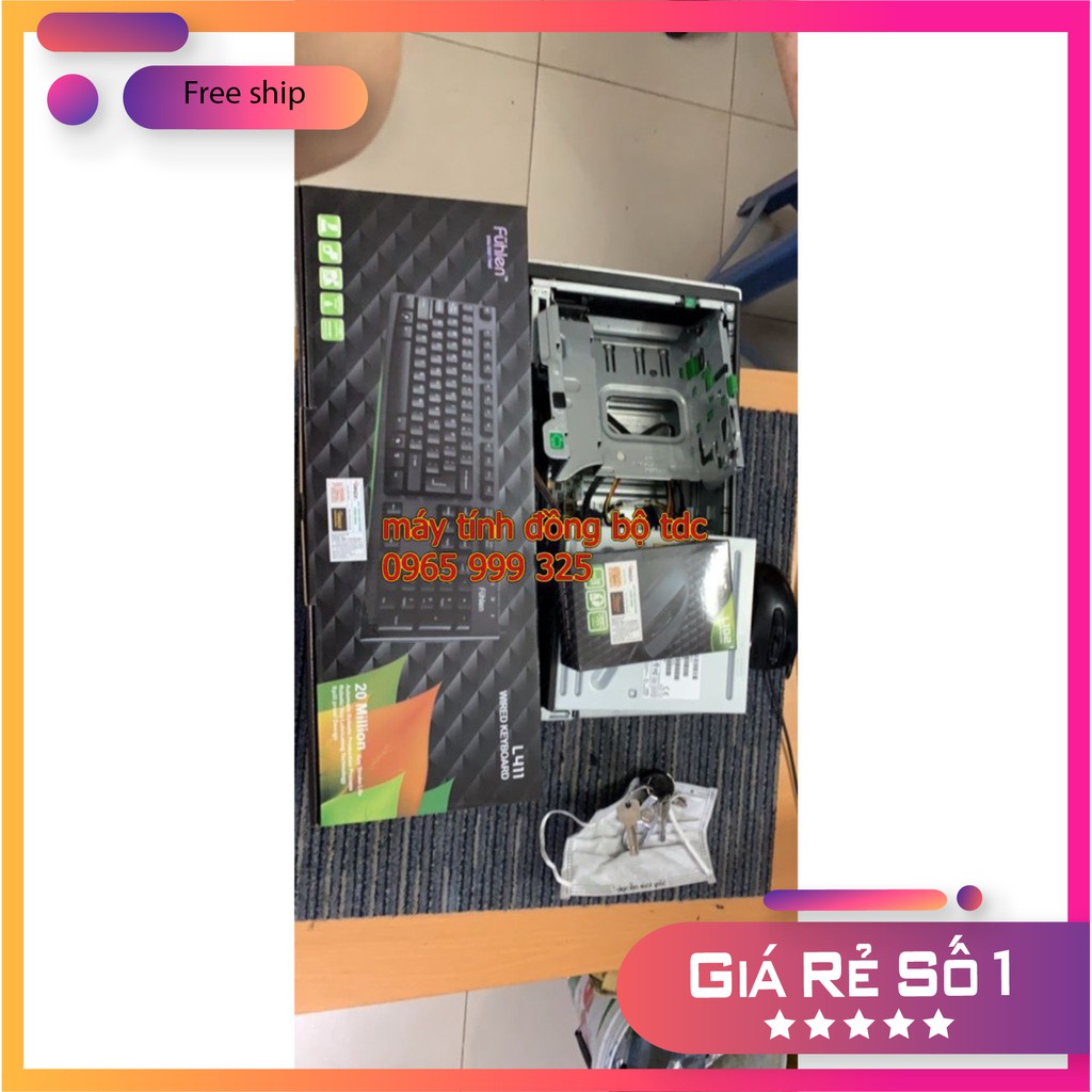 Combo bộ bàn phím Fuhlen L411, chuột Fuhlen L102. Tặng bàn di chuột