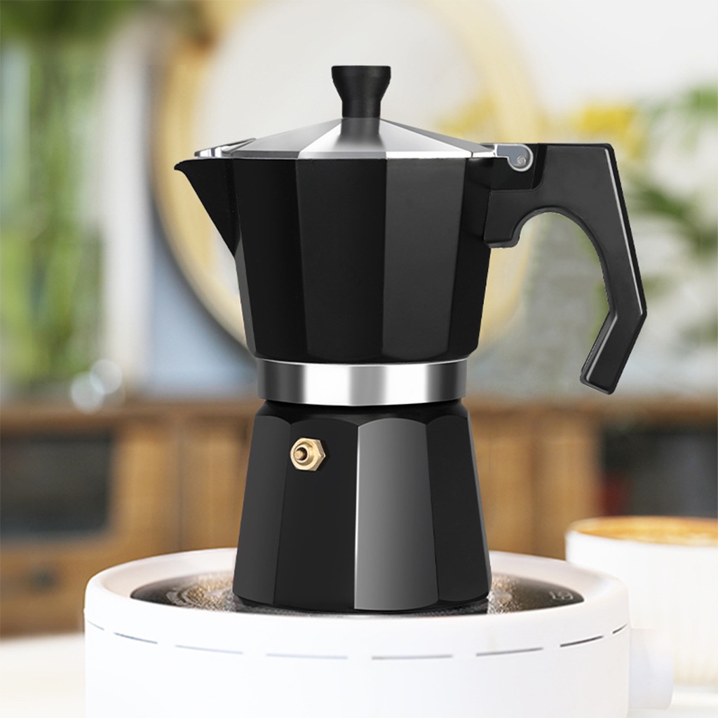 Ấm Pha Cà Phê Espresso Kiểu Cổ Điển Dễ Sử Dụng