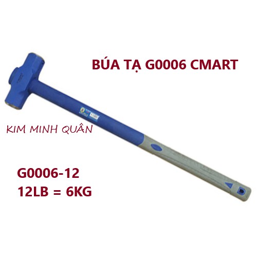 Búa Tạ Nhập Khẩu Cao Cấp 6kg ( 12LB ) G0006-12 CMART