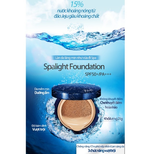 Phấn nước Bbia Spalight Foundation SPF50+/PA 21g(2 màu) | BigBuy360 - bigbuy360.vn