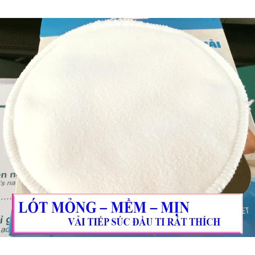 Lót thấm sữa vải GODMAMA 8 miếng giặt được ,tiện lợi giá rẻ