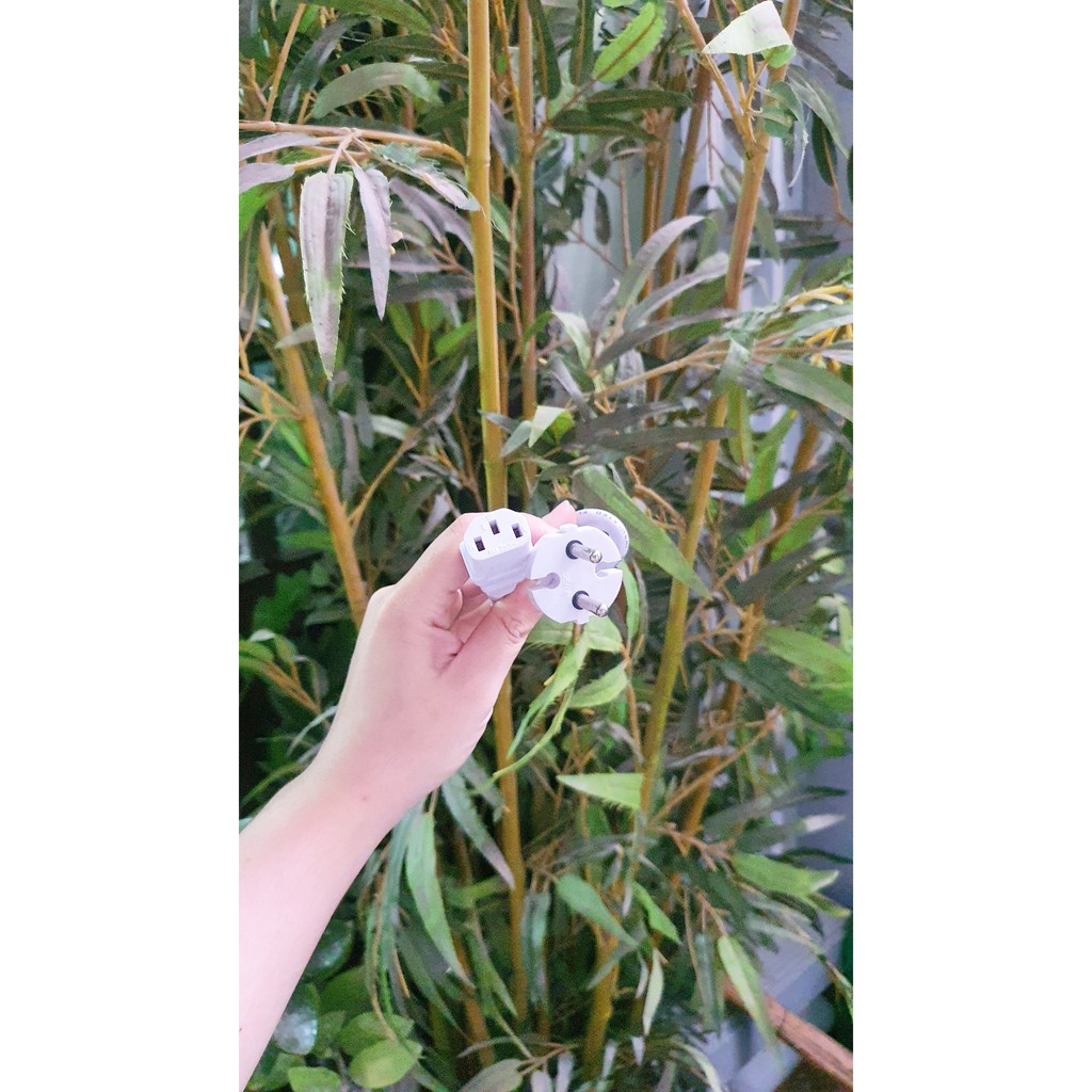 Dây nguồn PC 1M 2 chân lõi đồng nguyên chất -  lõi hợp kim dùng cho máy tính,máy in, nồi cơm điện... Máy Tính TT