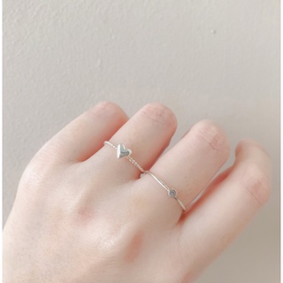 Nhẫn bạc 925 Cute Love - Shimmer Silver