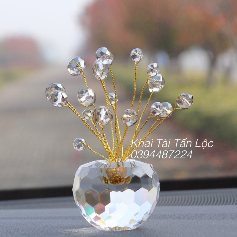 Quả táo pha Lê tăng cường năng lượng bình an và tài Lộc