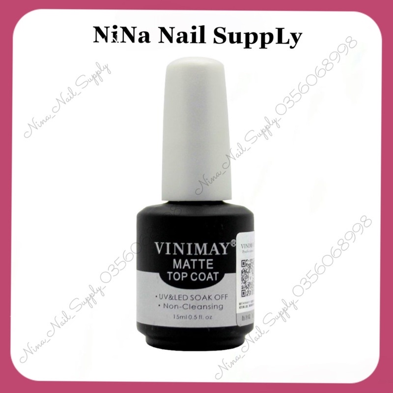 Bộ Dung Dịch Base Top Vinimay Top Lì, Top Loang, Cứng Móng, Top Cường Lực, Keo Dính Foil