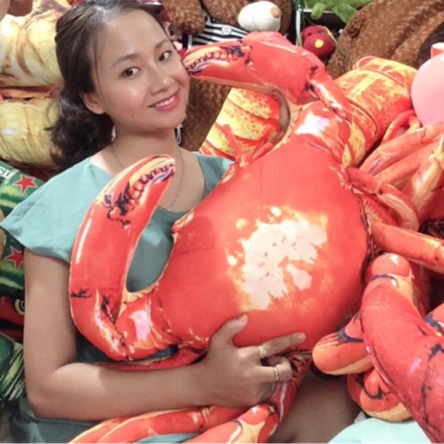 Gối ôm con Cua +Tôm bông  80cm
